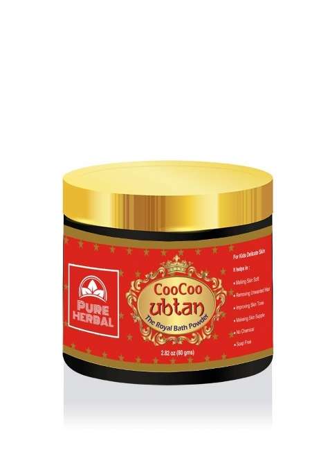 Pure Herbal Red Anti Tanning Bath Powder Pure Herbal Coocoo Ubtan the Royal Bath Powder