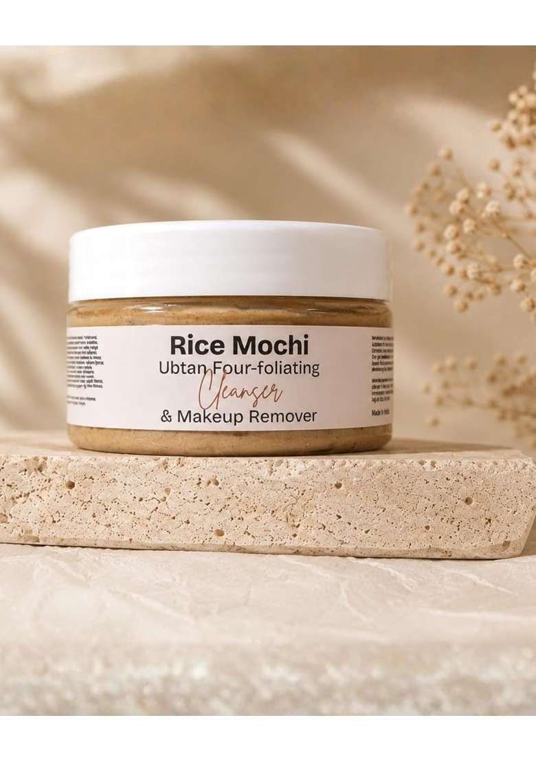 Pastel JADE Rice Mochi Ubtan Four Foliating Cleanser Facewash and Makeup Remover - Indya