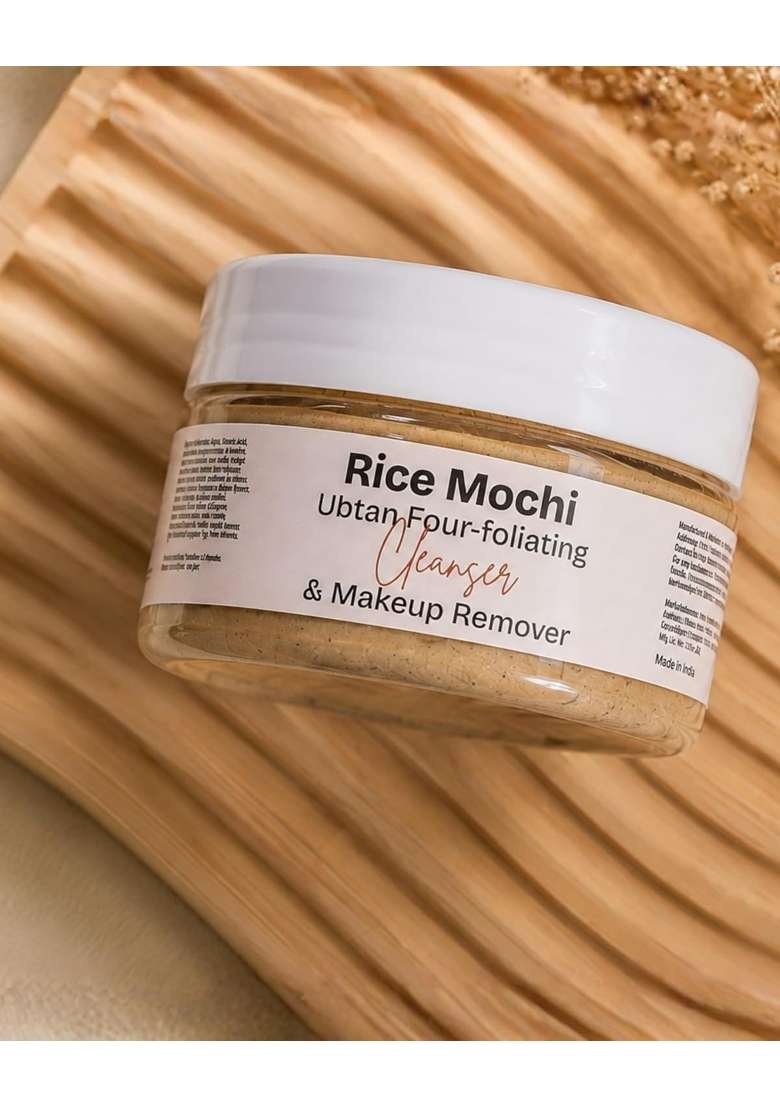 Pastel JADE Rice Mochi Ubtan Four Foliating Cleanser Facewash and Makeup Remover - Indya