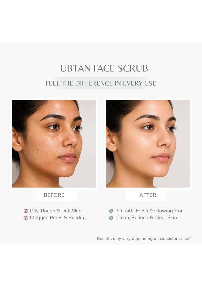 Jivanta Ubtan Face Scrub for Oily Skin Ayurvedic Oil Control Face Scrub with Neem - Indya