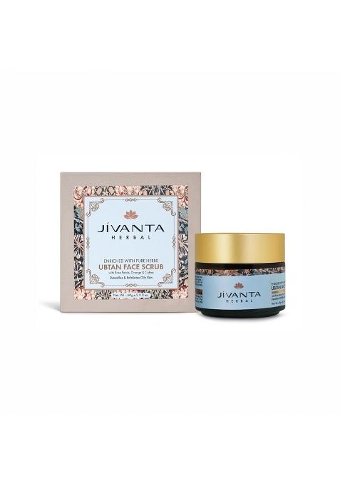 Jivanta Ubtan Face Scrub for Oily Skin Ayurvedic Oil Control Face Scrub with Neem