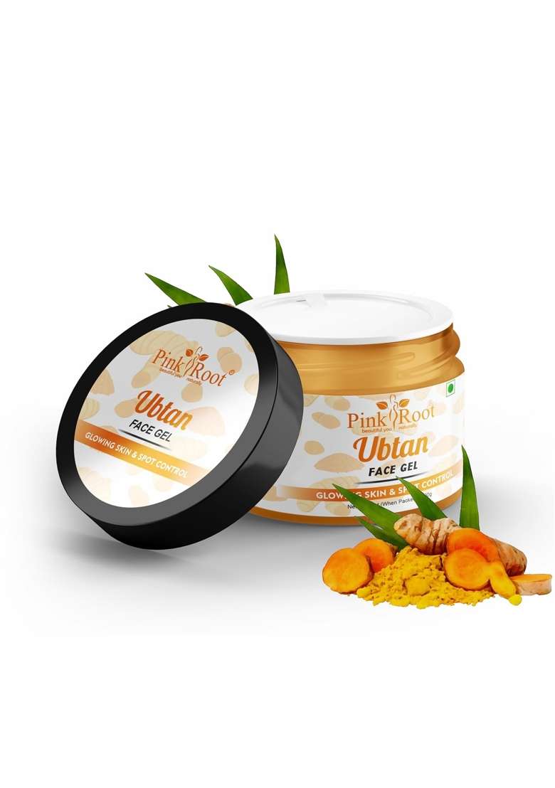 Pink Root Ubtan Mask with Gel with Scrub 100GM Each Combo Pack - Indya