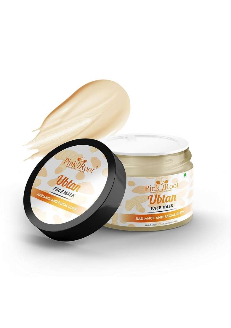 Pink Root Ubtan Mask with Gel with Scrub 100GM Each Combo Pack - Indya