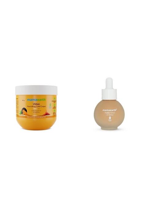 Mamaearth Ubtan Nourishing Cold Cream for Winter with Turmeric Saffron for Glowing Moisturization