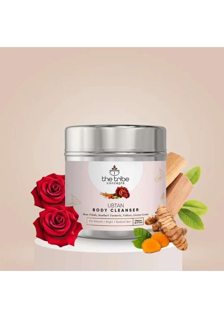 The Tribe Concepts Ubtan Body Cleanser with 12 Organic Herbs - Indya
