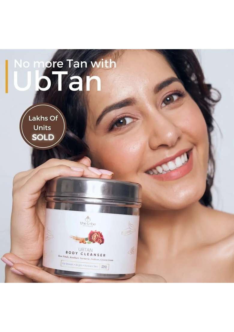 The Tribe Concepts Ubtan Body Cleanser with 12 Organic Herbs - Indya