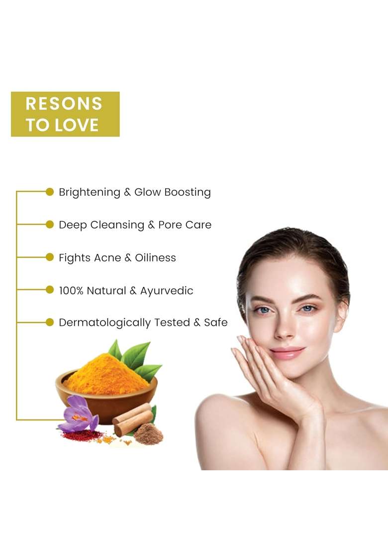 Ayumcure Ubtan Glow Toner 200ML Plus Herbal Radiance Face Pack 150G Combo - Indya