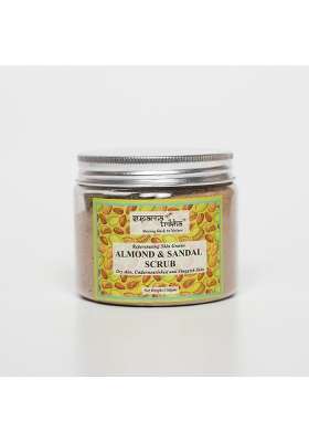 Suparna Trikha Almond and Sandal Scrub Traditional Face and Body Ubtan with Almond Powder Sandalwood