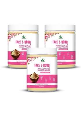 Havintha Natural Face and Body Ubtan Powder for Dry Skin Types Pack of 3
