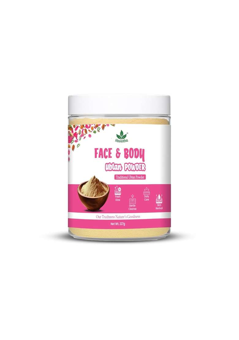 Havintha Natural Face and Body Ubtan Powder for Dry Skin Types Pack of 3 - Indya