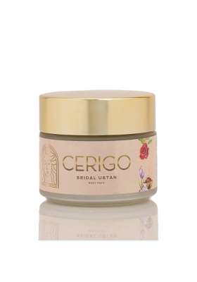 Cerigo Bridal Ubtan Skin Brightening Body Pack Sandalwood Amba Haldi Camphor Rose and Orange Peel