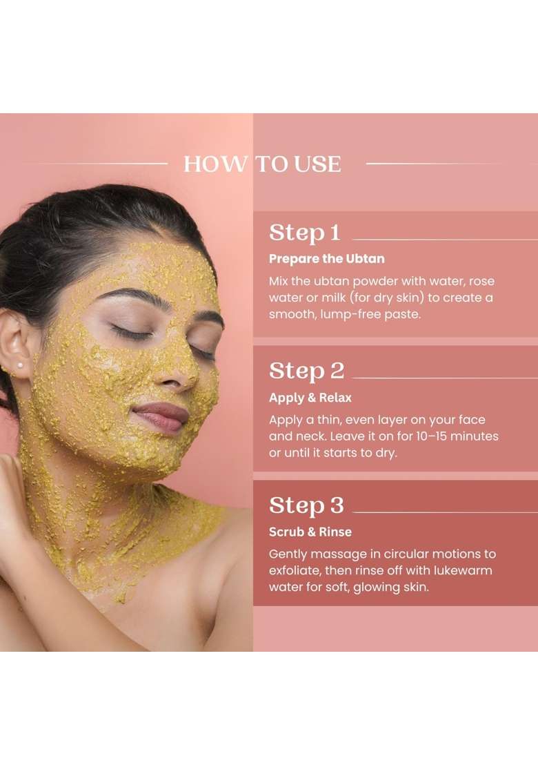 Cerigo Bridal Ubtan Skin Brightening Body Pack Sandalwood Amba Haldi Camphor Rose and Orange Peel - Indya