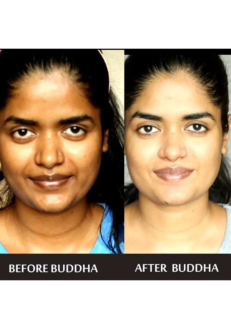 Buddha Natural Face Glow Ubtan 50 GM Ayush Certified Blended Premium Dead Sea Mud Rhassoul Kaolin French Pink - Indya