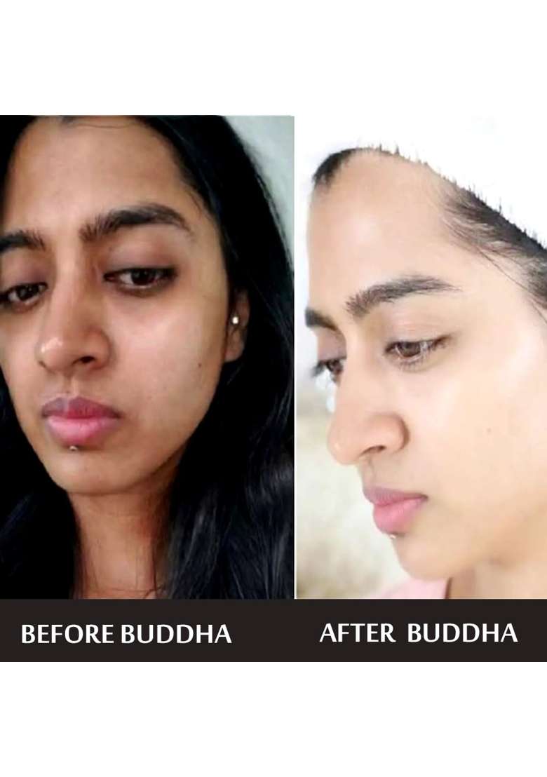 Buddha Natural Face Glow Ubtan 50 GM Ayush Certified Blended Premium Dead Sea Mud Rhassoul Kaolin French Pink - Indya