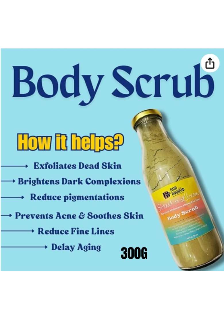 Bath Bakers 24 Face Ubtan and Body Scrub Combo for Women Tan Removal Face Ubtan Plus Exfoliating Body Scrub - Indya
