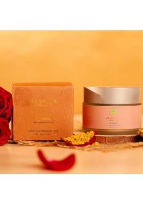 Anahata Sarasa Glow Face Masque 50G Herbal Face Pack with White Turmeric Mogra Neem and Marjoram