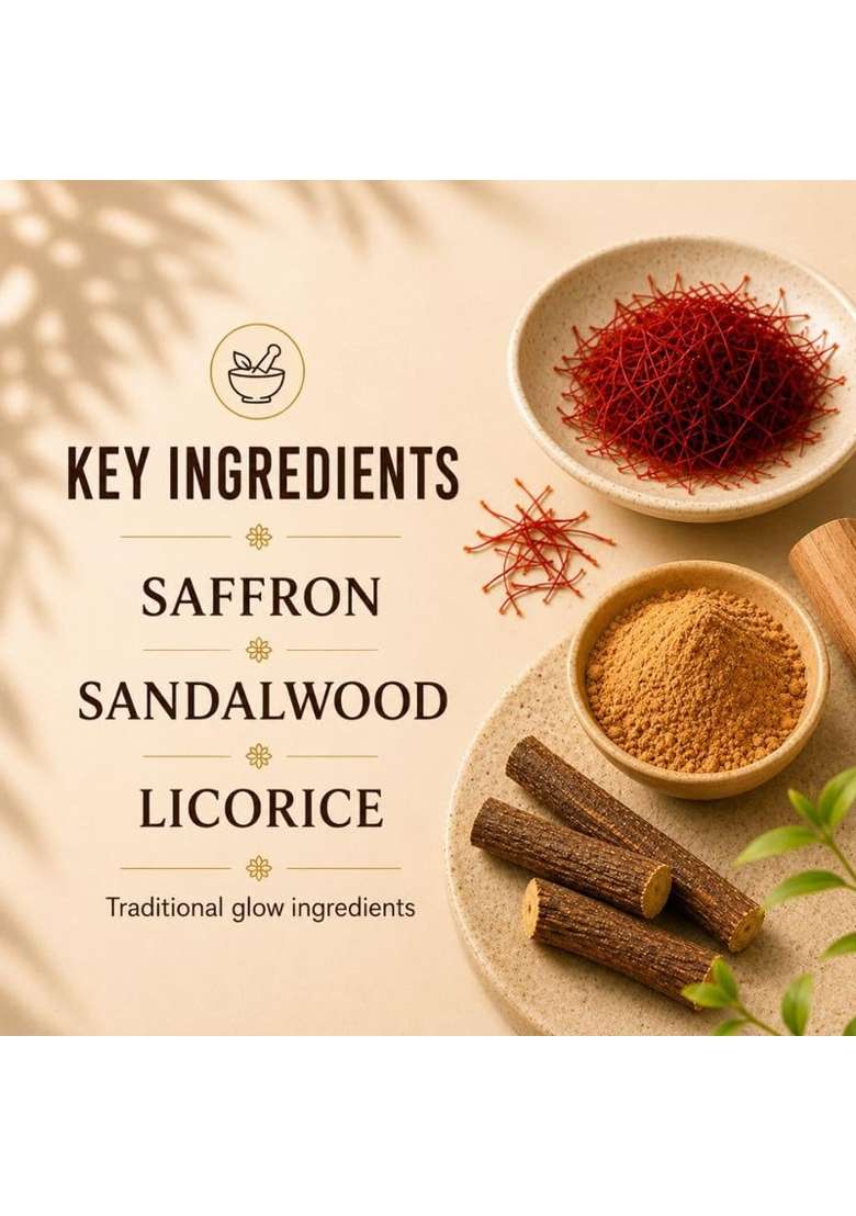 Trehi Organics Kumkumadi Skin Polishing Ubtan Powder Ayurvedic Face and Body Scrub and Mask Pack of 2 - Indya