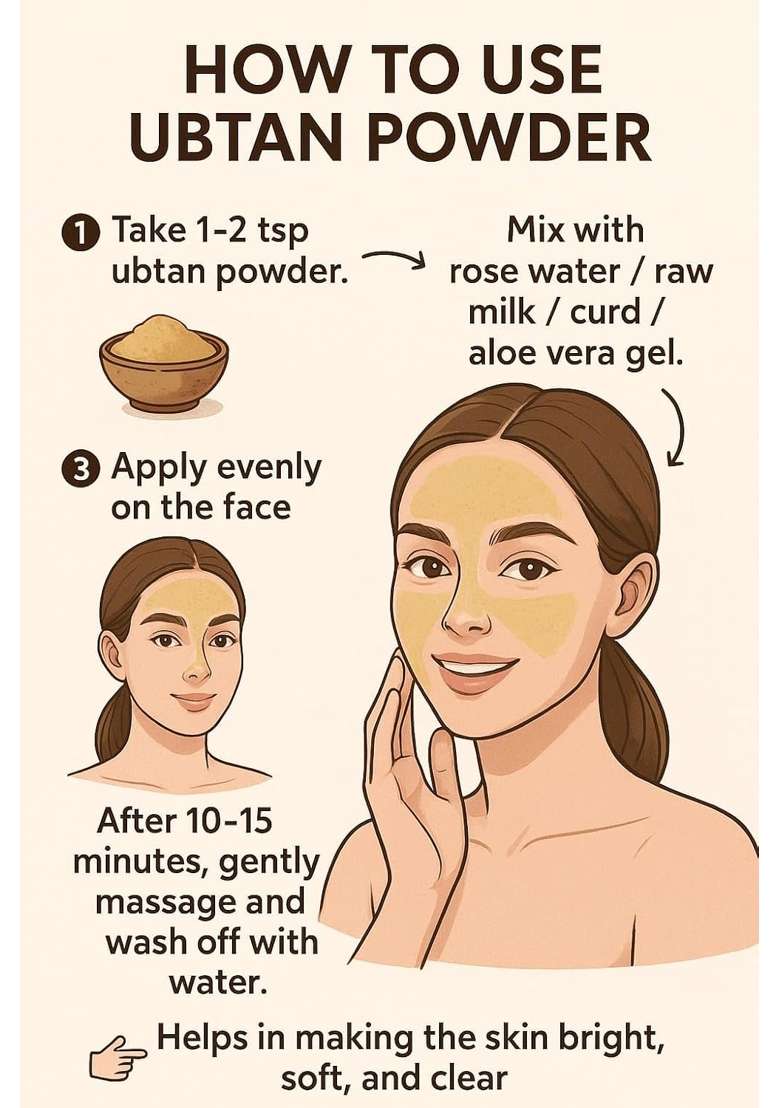 Ditabo Products Neem Facial Ubtan Powder 100 Percent Natural Ayurvedic Ubtan with Herbal Properties for Tan - Indya