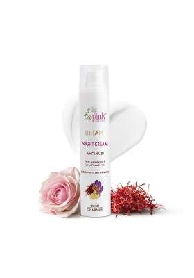 La Pink Ubtan White Haldi Night Cream 100 Percent Microplastic Free Formula