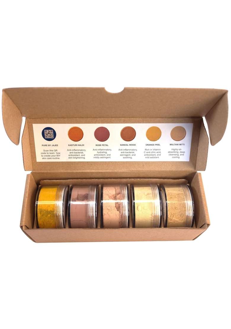 Pure by Jajee Natural Skin Care Kit for Skin Brightening and Glow - Indya