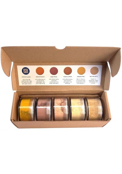 Pure by Jajee Natural Skin Care Kit for Skin Brightening and Glow