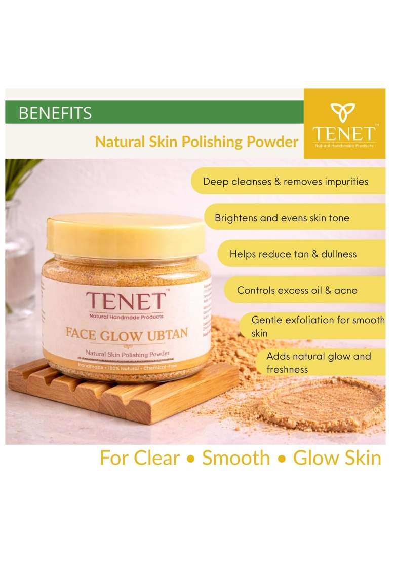 Tenet Anti Acne and Anti Pigmentation and Anti Tan Ubtan Kumkumadi Face Pack and Face Glow Pack Combo for Face - Indya