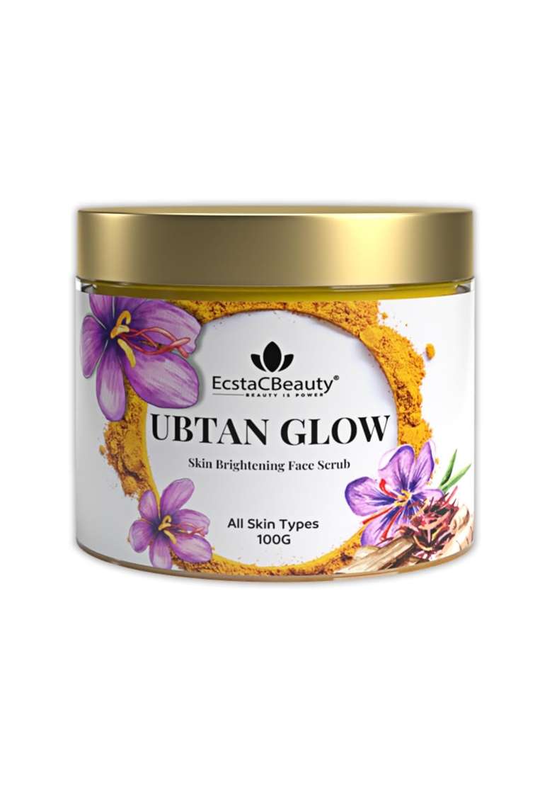 Ecstacbeauty Ubtan Glow Skin Brightening Face Scrub Natural Face Scrub - Indya