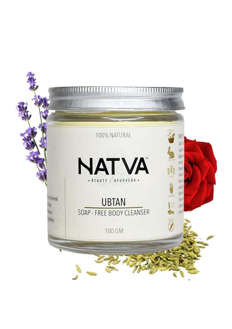 Trnatva Yellow Natva Ubtan Powder 100GM Soap Free Cleanser - Indya