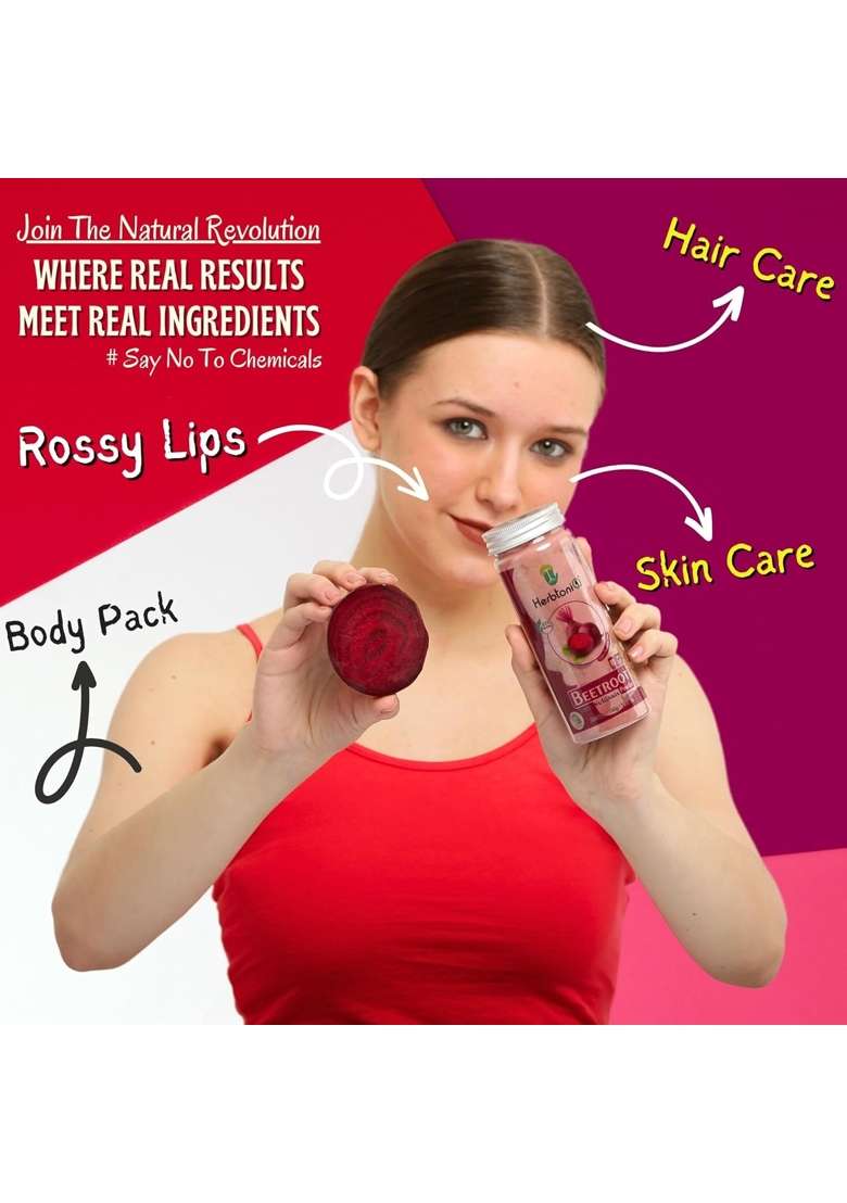 Herbtoniq Natural Face Pack Combo with 10 Powders for Glowing Skin DIY Face Mask Scrub Ubtan and Wash for Acne - Indya