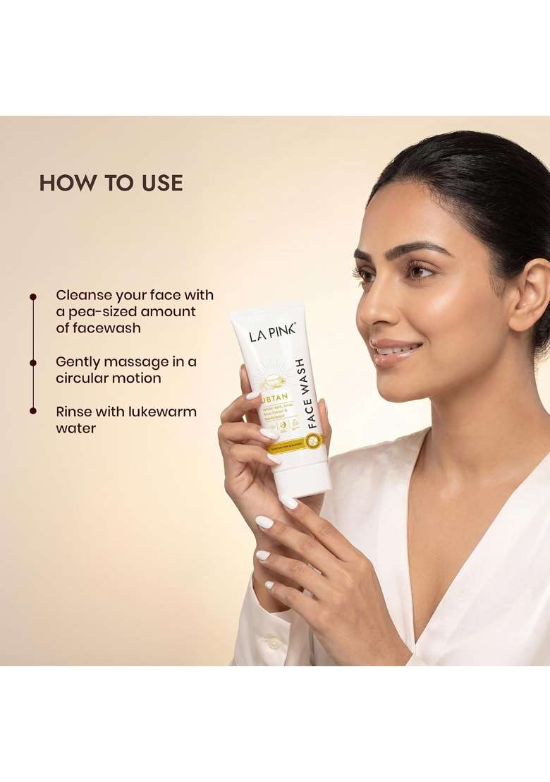La Pink Ubtan Face Wash 100ML Each Pack of 3 - Indya