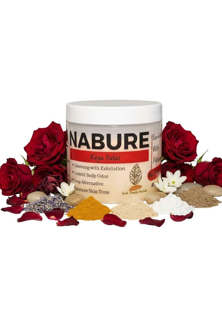 Nabure Kaya Palat Body Ubtan Powder Ayurvedic Ubtan for Tan Removal Brightening and Deep Cleansing - Indya