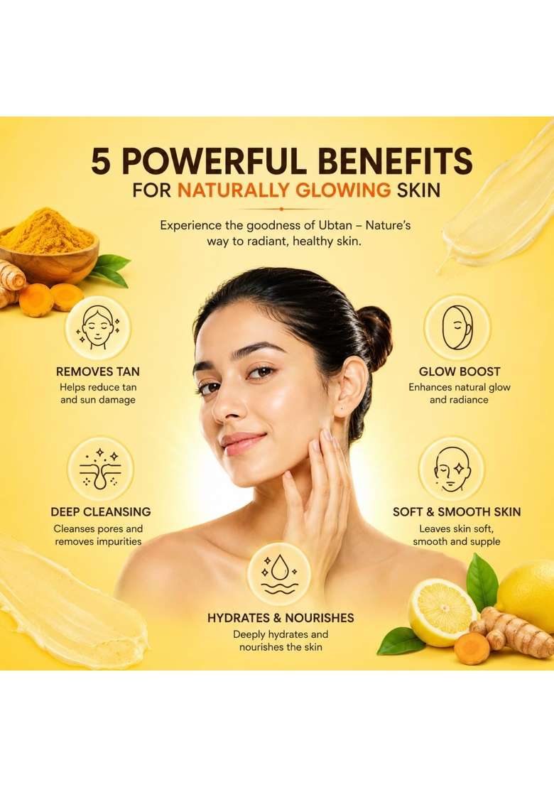 O2 Green Organics Ubtan Facial Care Combo Kit Ubtan Scrub Ubtan Cream Ubtan Face Gel and Ubtan Face Pack - Indya