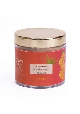 Femease Narangi Nagarmotha Ubtan 100G Luxury Ayurvedic Orange Peel Face and Body Scrub