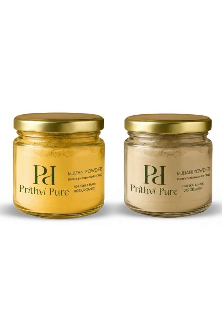Prithvi Pure Multani Mitti Powder Combo 200G Each - Indya