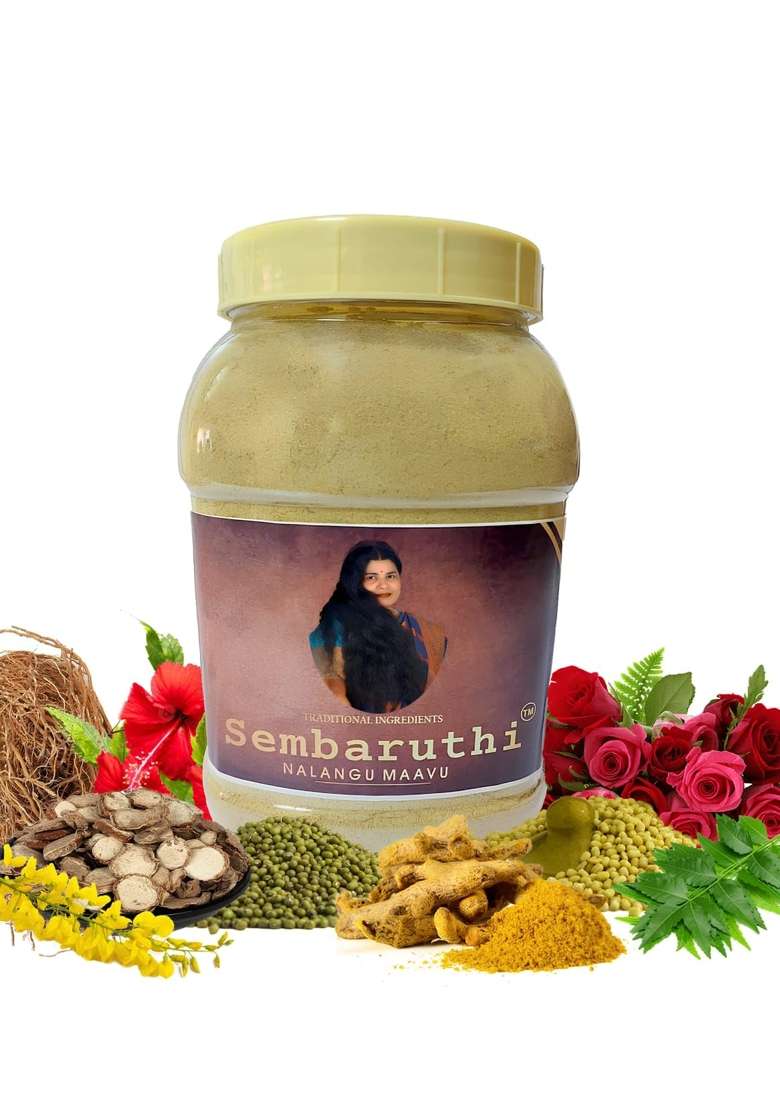 Sembaruthi Herbal Nalangu Maavu Sunnipindi Ubtan for Women Skin 250G - Indya