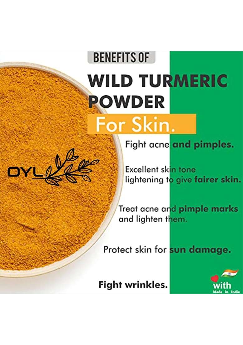 OYL Natural Sandalwood Rose Petal Wild Turmeric Pomegranate Peel Beet Root Ubtan Pack of 8 - Indya
