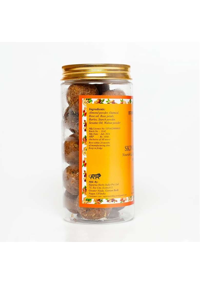 Suparna Trikha Skin Ladoo Face Pack Natural Exfoliator and Skin Nourisher with Almond Powder - Indya