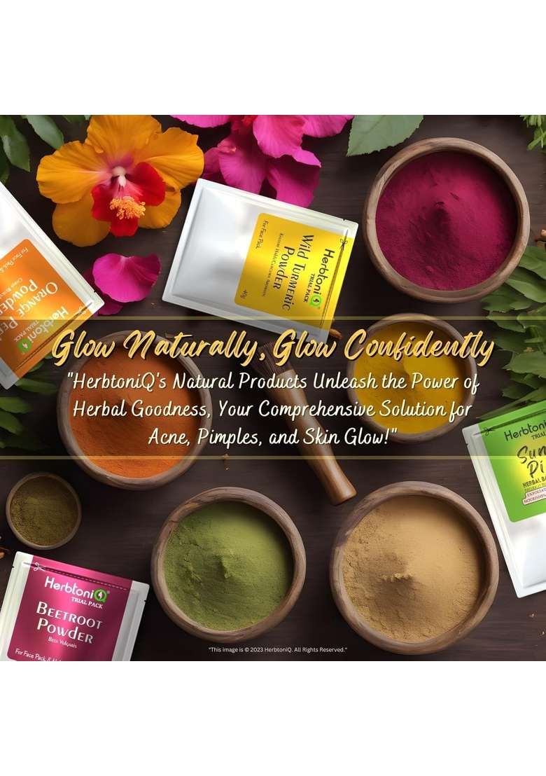 Herbtoniq Face Pack Powder for Whitening Tan Removal Depigmentation - Indya