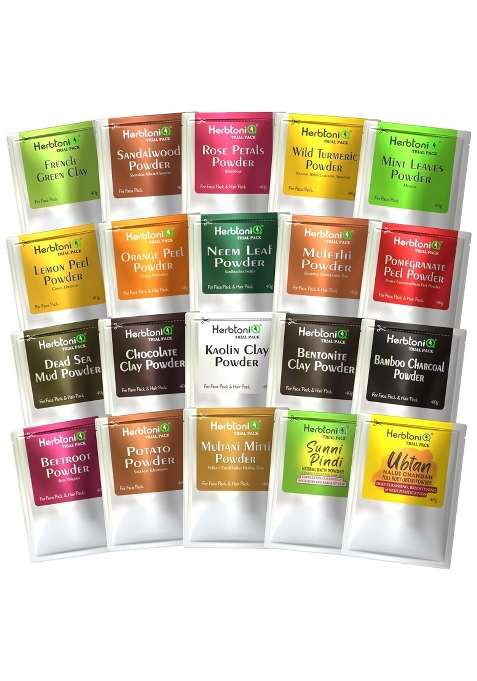 Herbtoniq Face Pack Powder for Whitening Tan Removal Depigmentation