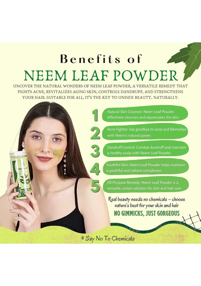 Herbtoniq Face Pack and Hair Pack Powder Sandalwood Rose Orange Neem Tulsi Licorice and More Set of 16 - Indya