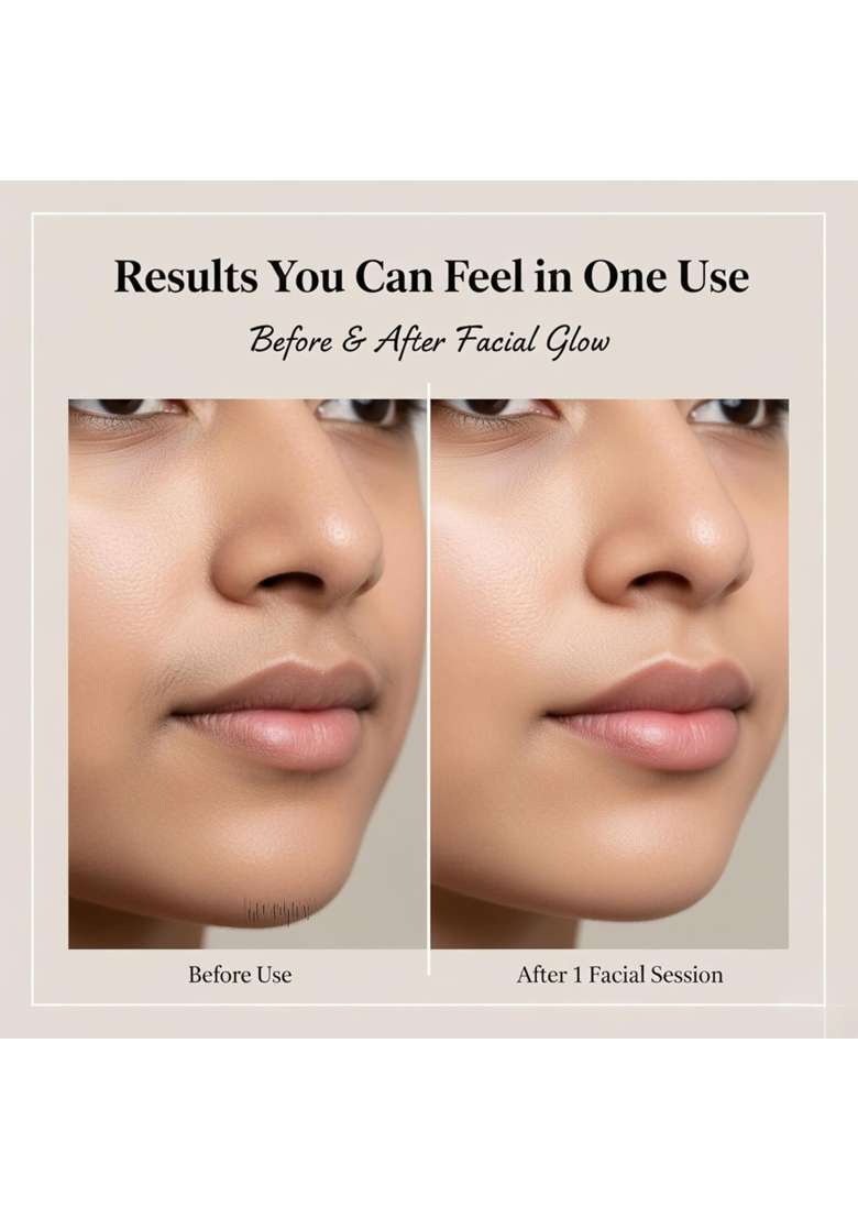 Meayurv Herbal Facial Wax Powder with Haldi Chandan for Painless Hair Removal and Tan Removal - Indya