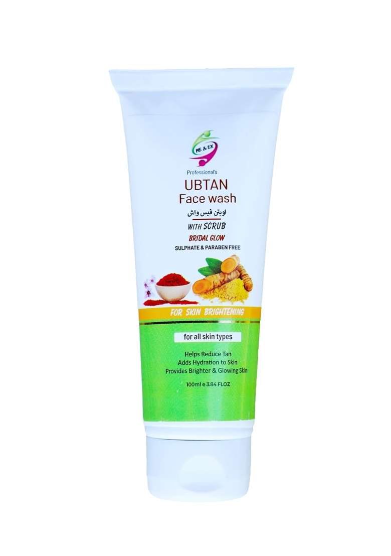 Me and Ex Ubtan Face Wash for Brightining Tanning and Glowing Skin with Chandan and Turmeric Powder - Indya