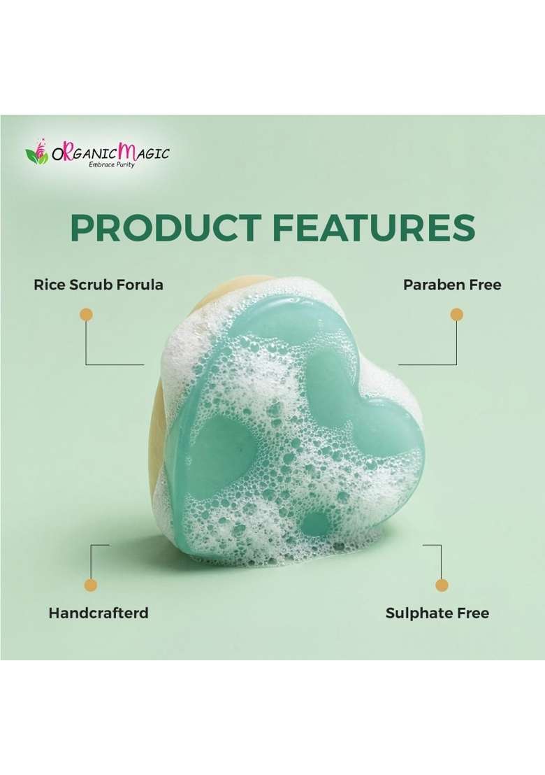 Organic Magic Herbal Skincare Combo Kit for Men and Women Haldi Chandan Saffron Rose - Indya