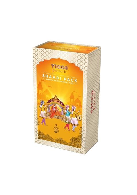 Vicco Turmeric Shaadi Pack I for Haldi Ceremony I No Mixing Pack of 1