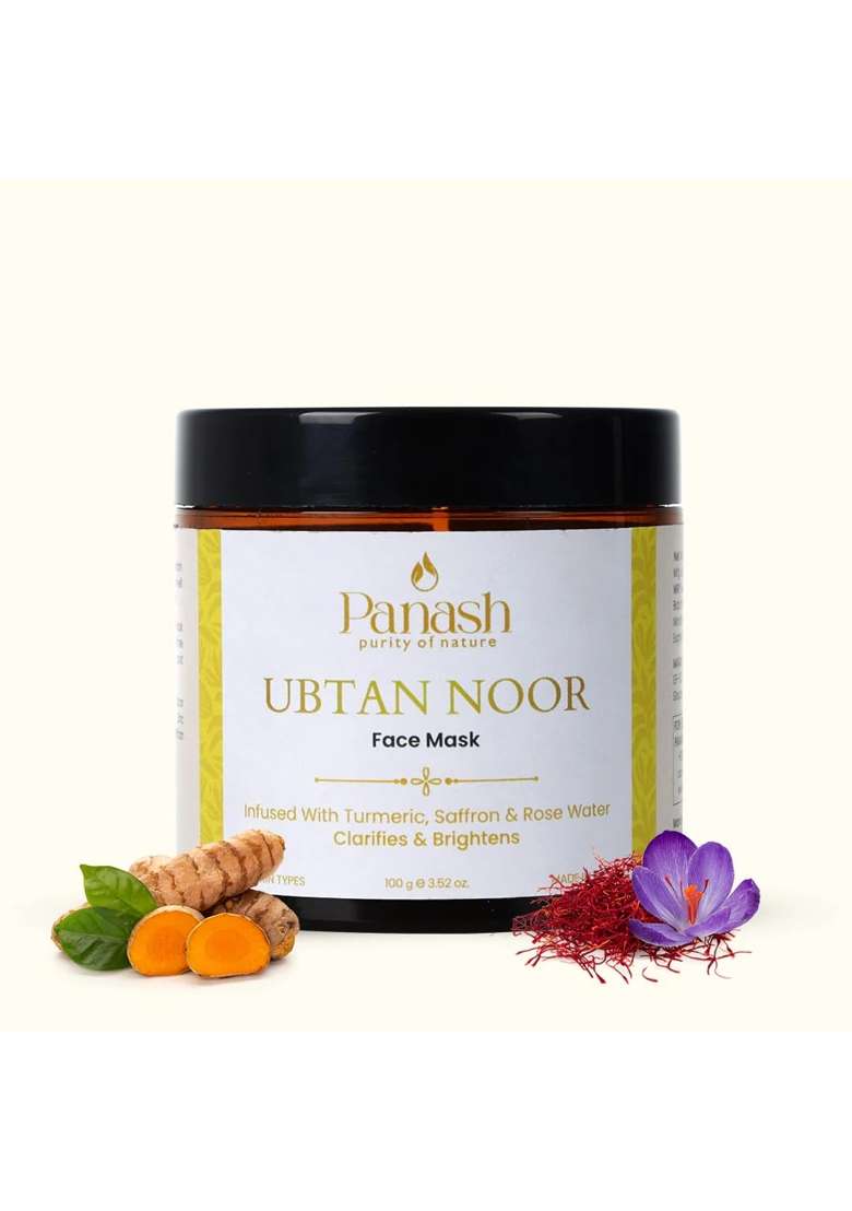 Panash Wellness Ubtan Face Mask and Scrub Combo 100G Each - Indya
