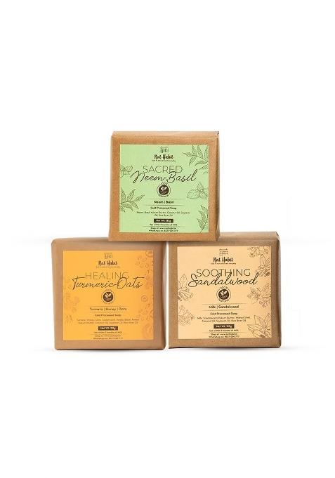 Nat Habit Sandalwood Turmeric and Neem Combo De Tan Body Tan Removal for Women and Men Tanning
