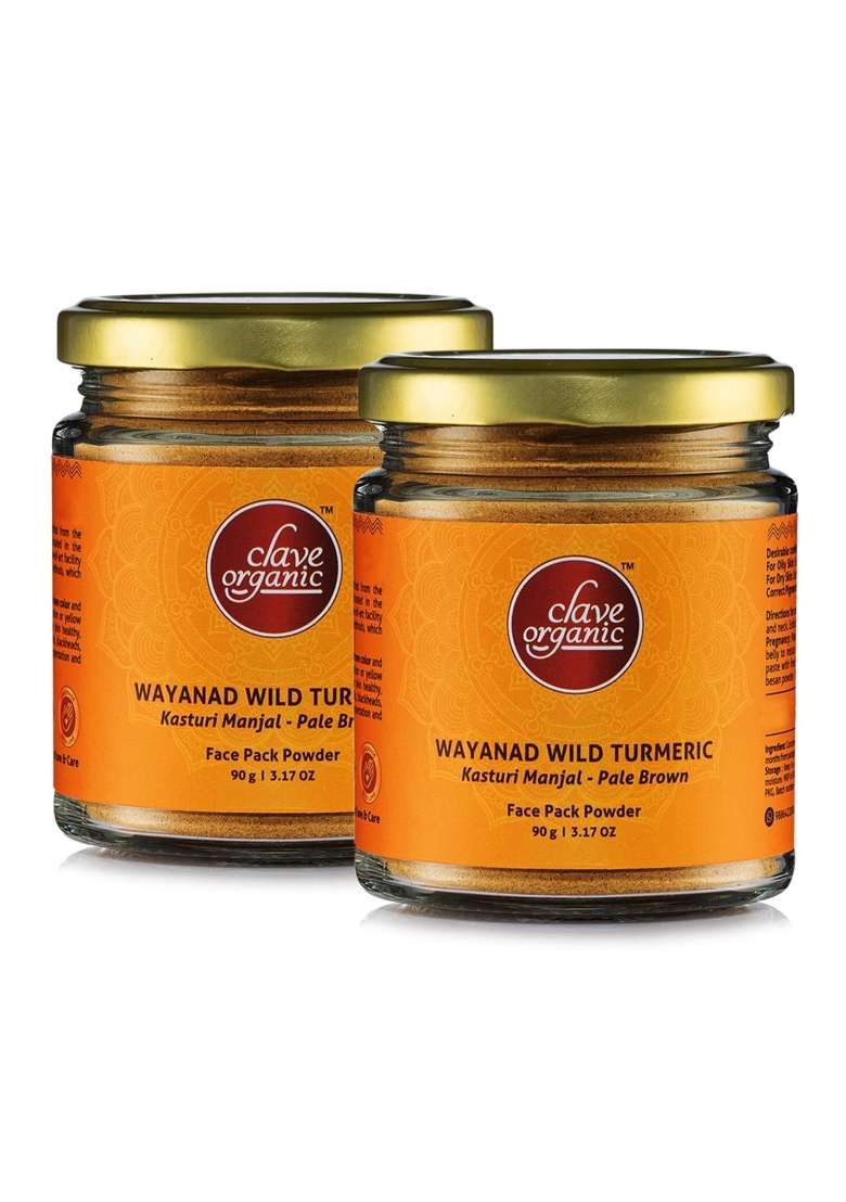 Clave Organic Wayanad Wild Turmeric Face Pack Skin Glow - Indya
