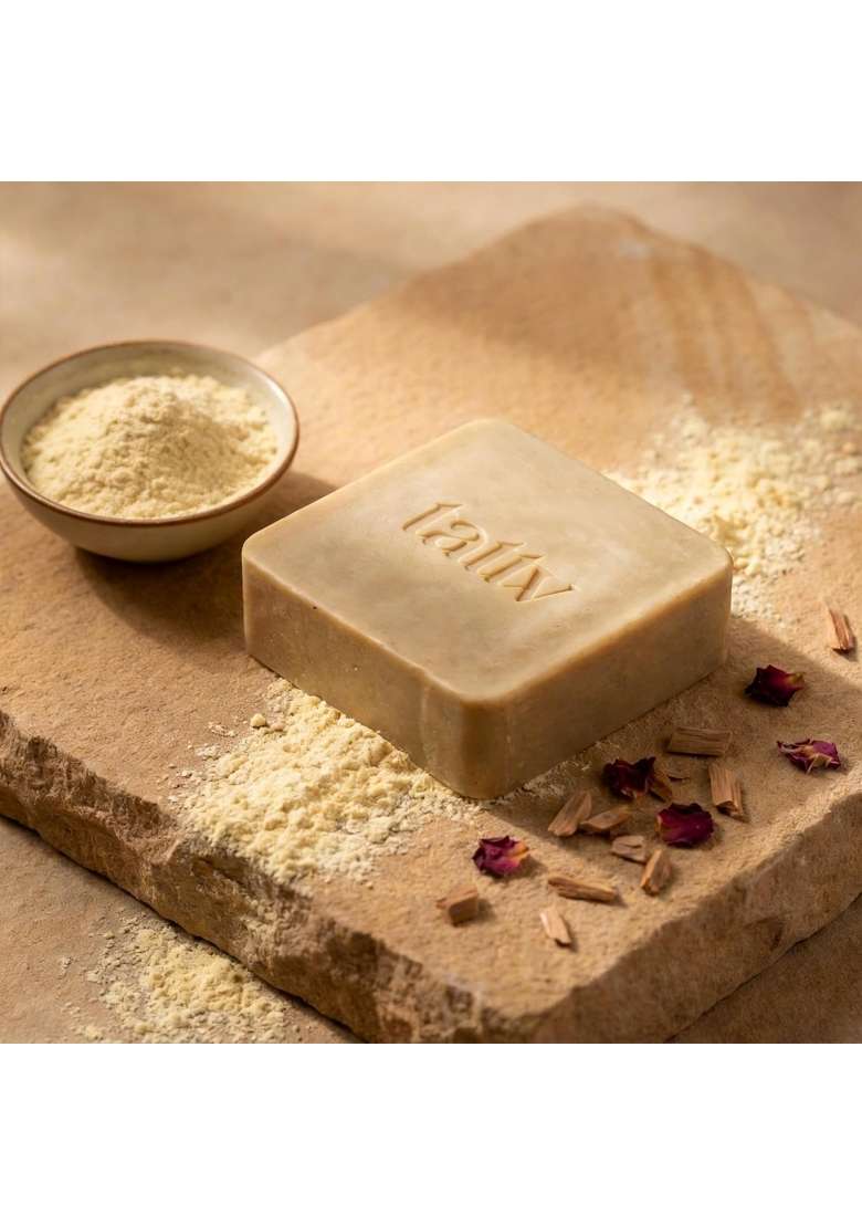 Tattv Skin Ph Light Yellow Traditional Herbal Handmade Soap - Indya