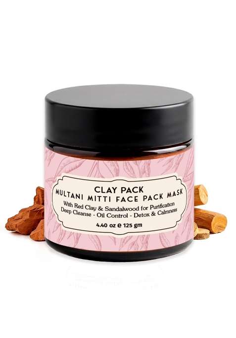 Osadhi Multani Mitti and Red Clay Face Pack 125G Deep Pore Cleansing and Pimple Control