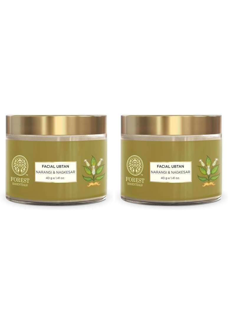 Forest Essentials Facial Ubtan Narangi and Nagkesar Ayurvedic Face Scrub - Indya